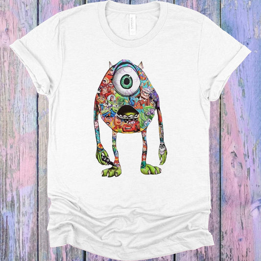 Mike Wazowski Collage Graphic Tee