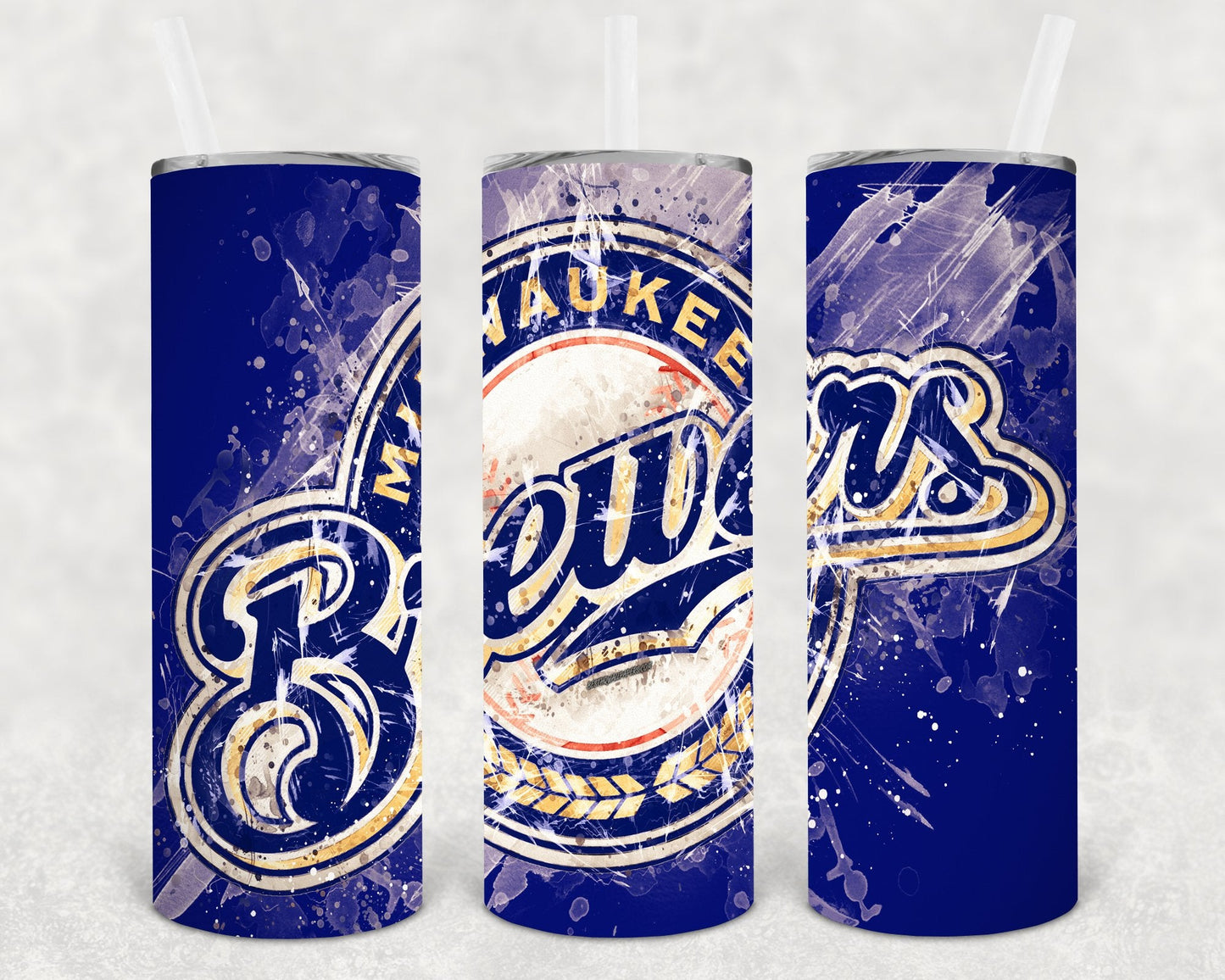 Milwaukee Brewers 20 oz Skinny Tumbler