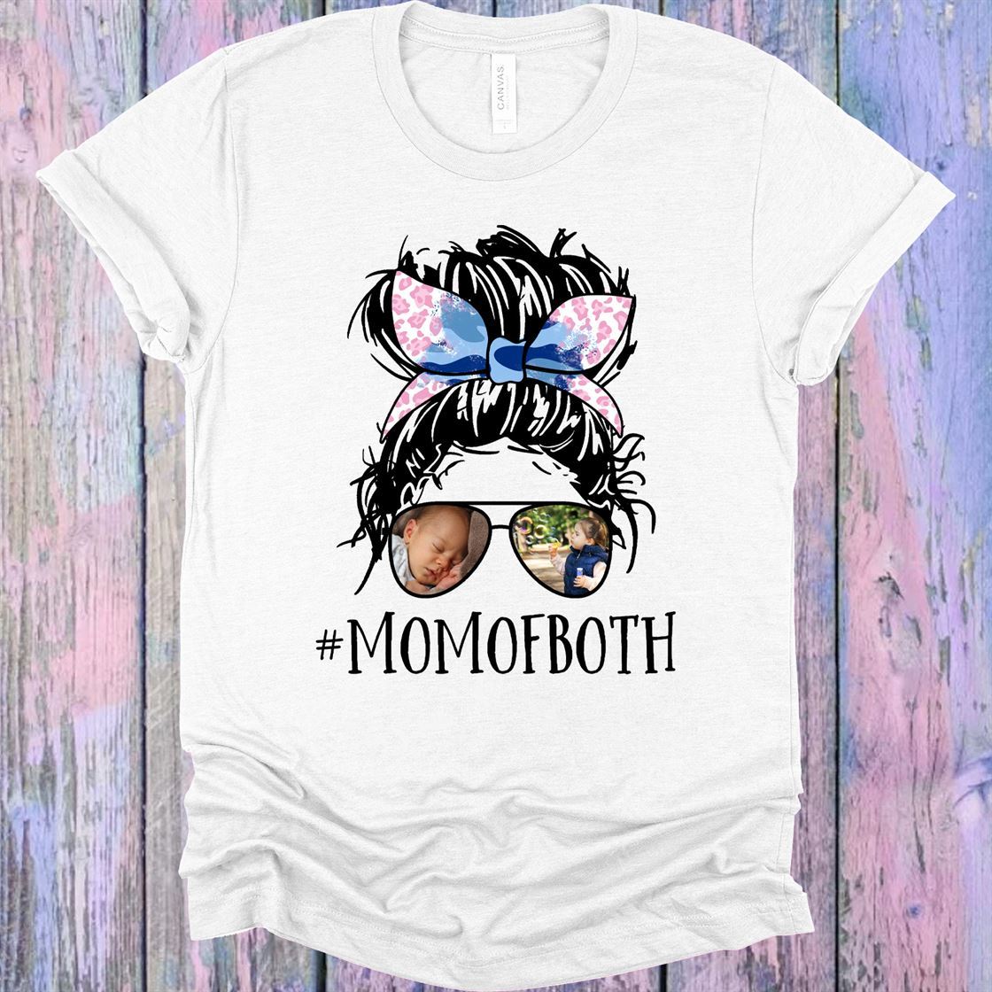 Mom of Both with Photo Lenses Graphic Tee