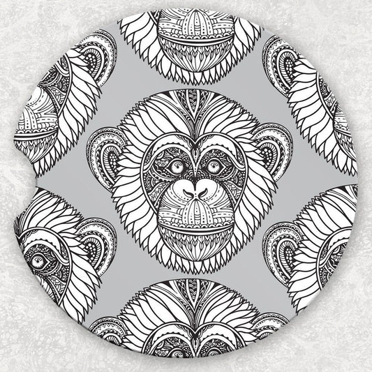 Car Coaster Set - Monkeys