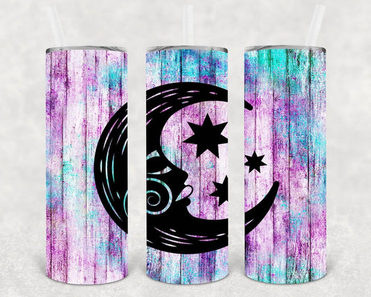 Moon and Stars 20 oz Skinny Tumbler