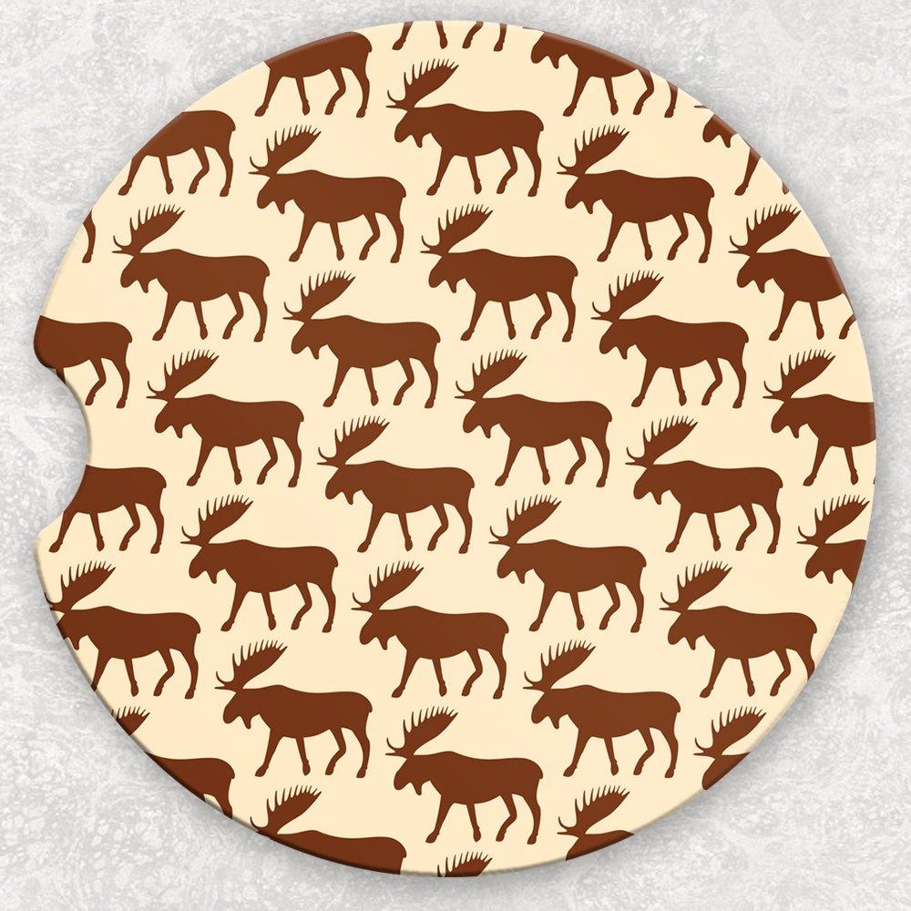 Car Coaster Set - Moose