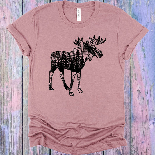 Moose Mandala Graphic Tee