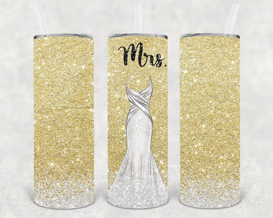Mrs 20 oz Skinny Tumbler