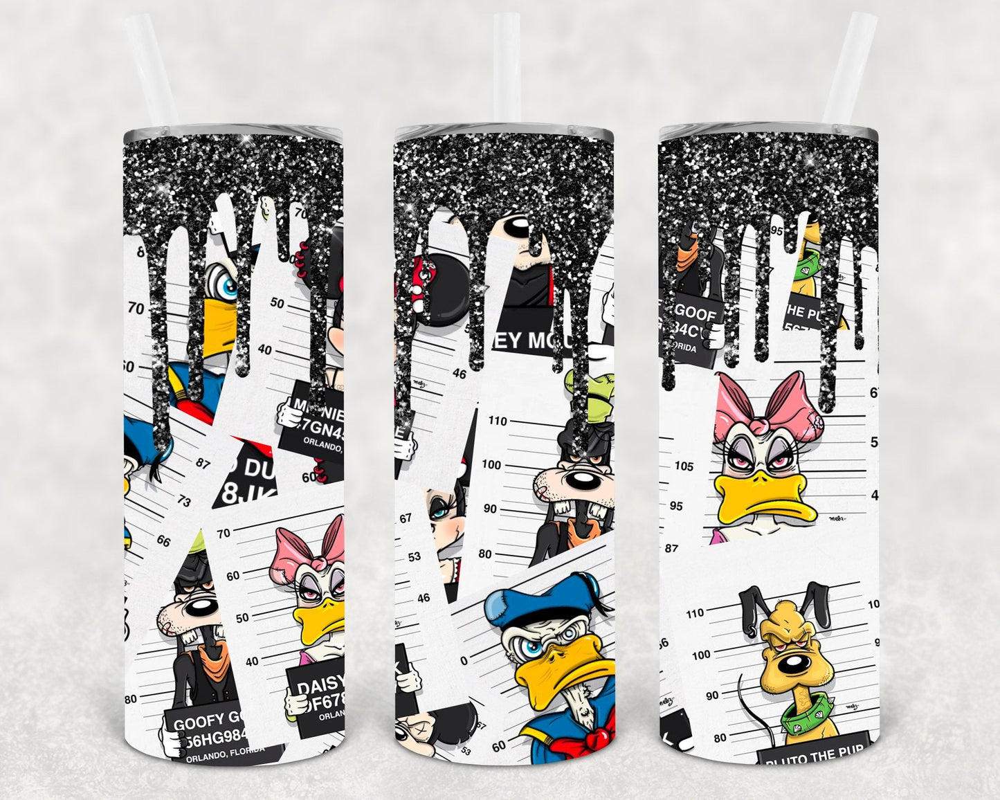 Mugshots 20 oz Skinny Tumbler