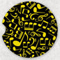 Car Coaster Set - Music Notes