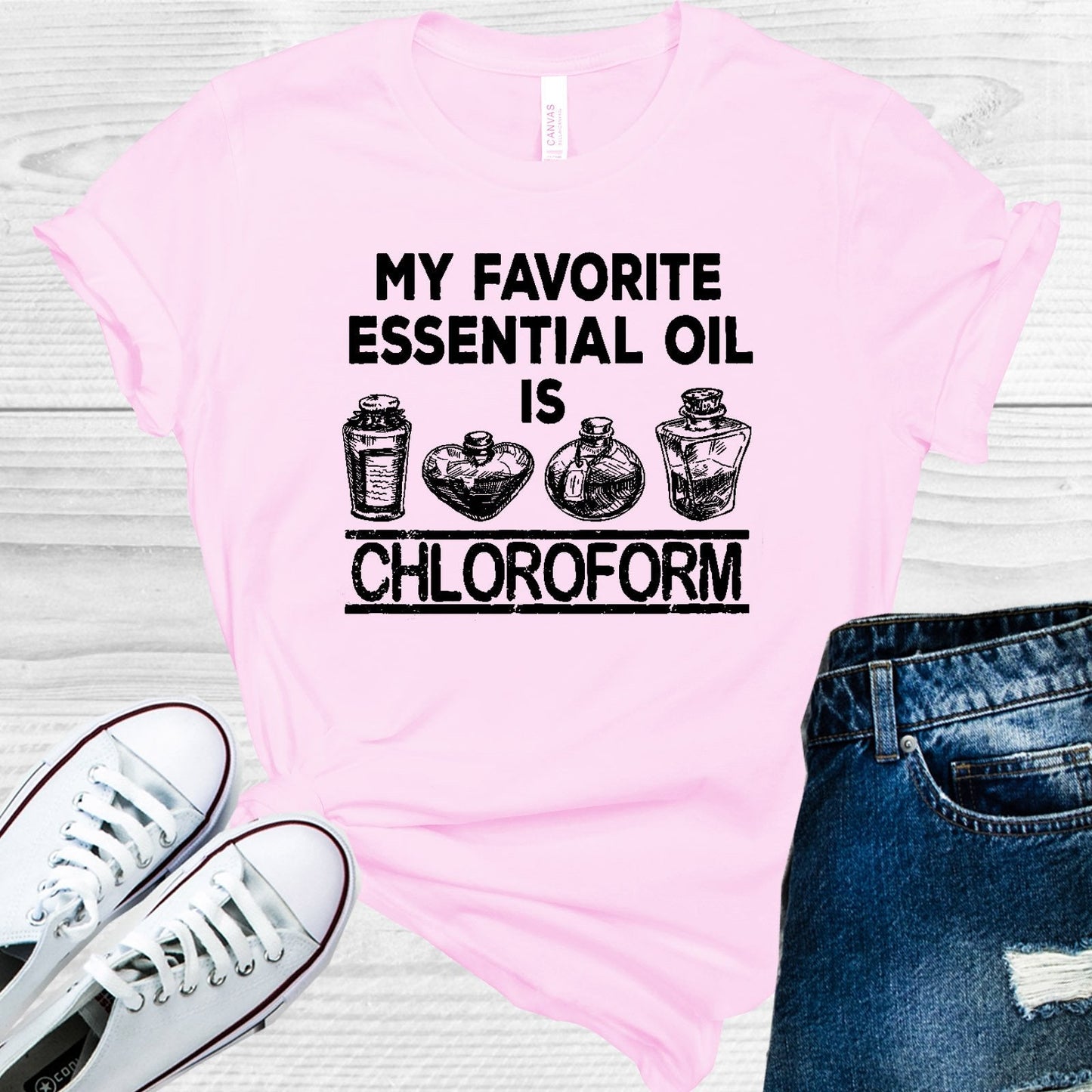 My Favorite Essential Oil is Chloroform Graphic Tee