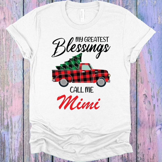 My Greatest Blessings Call Me Customized Graphic Tee