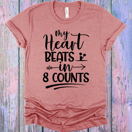 My Heart Beats in 8 Counts Graphic Tee