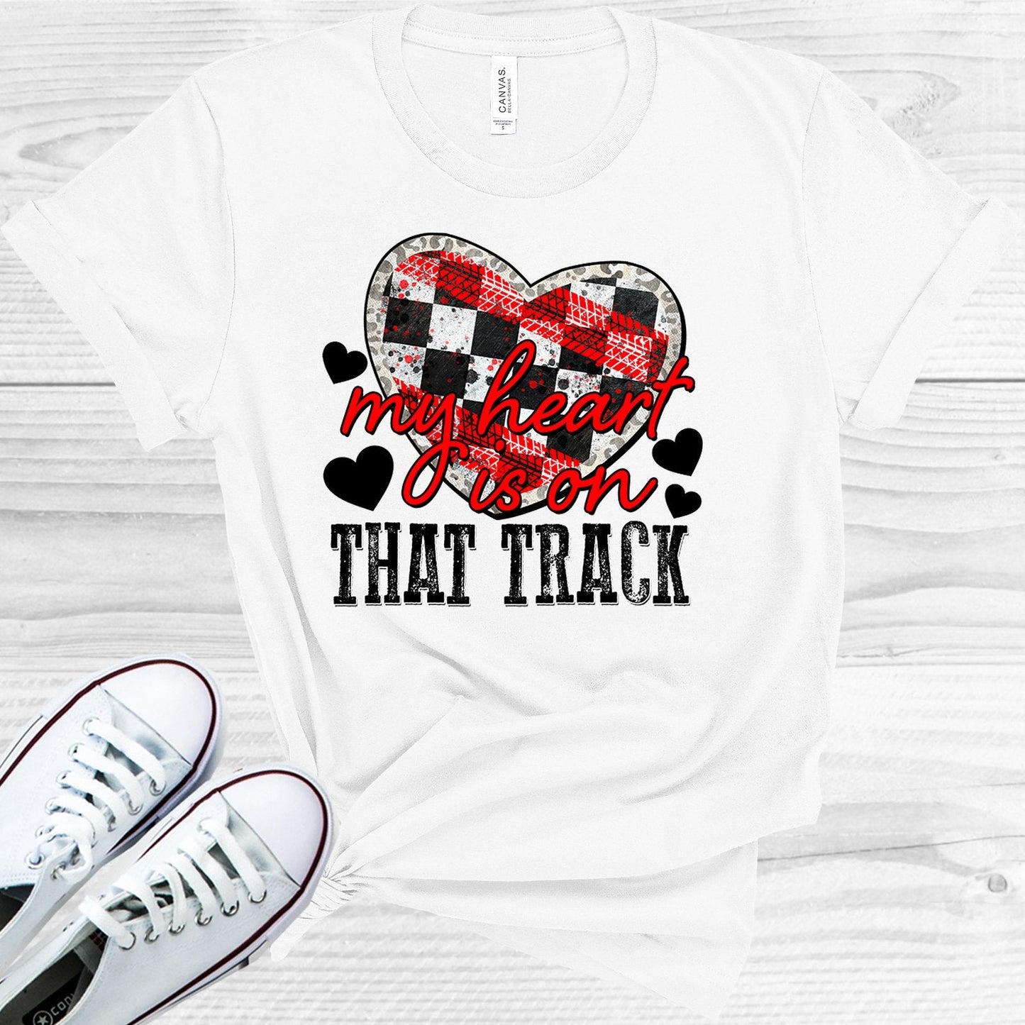 My Heart is on That Track Graphic Tee
