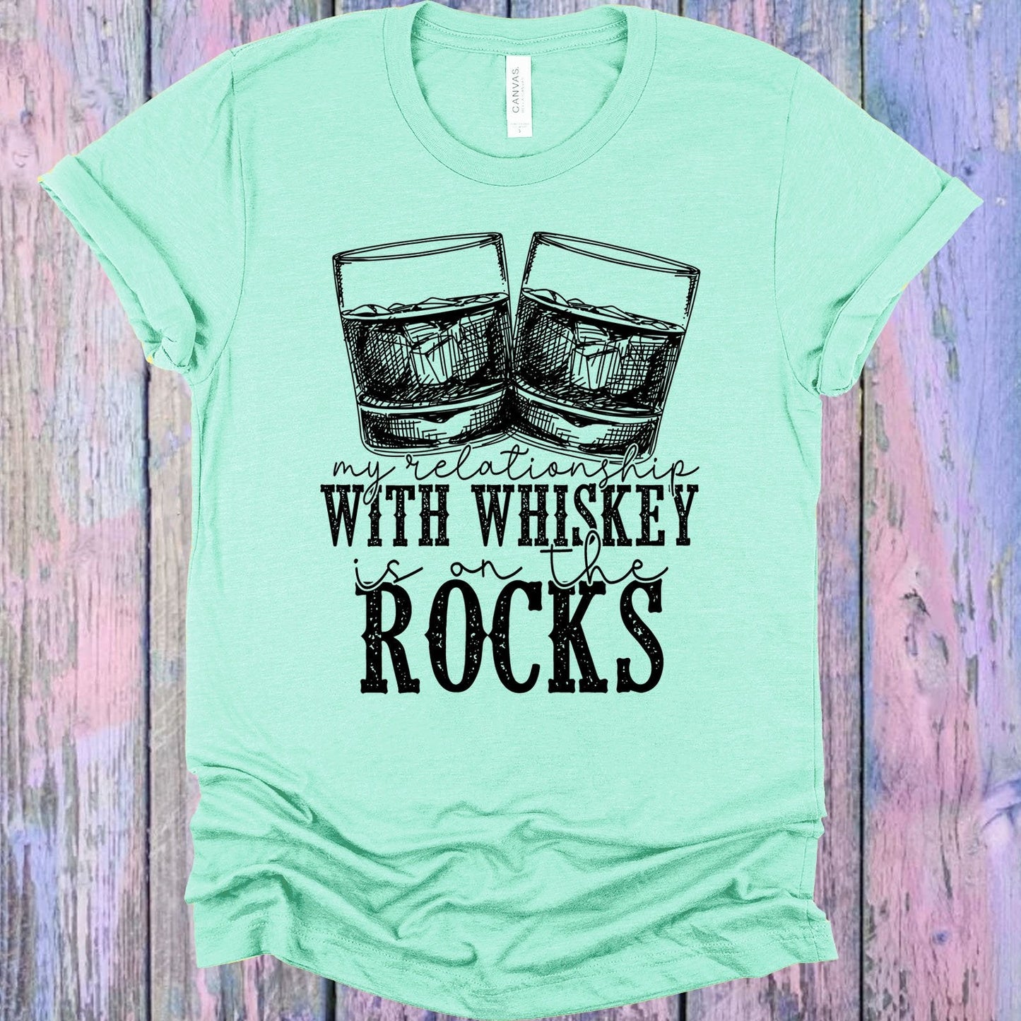 My Relationship with Whiskey is on the Rocks Graphic Tee