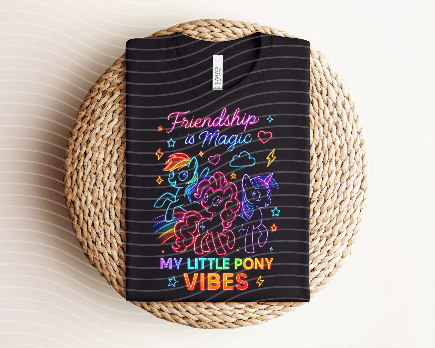 Friendship is Magic Neon Graphic Tee