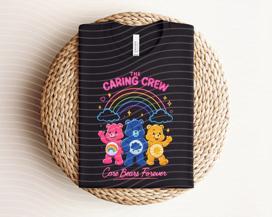 The Caring Crew Neon Graphic Tee