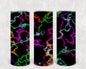 Neon Lightning 20 oz Skinny Tumbler