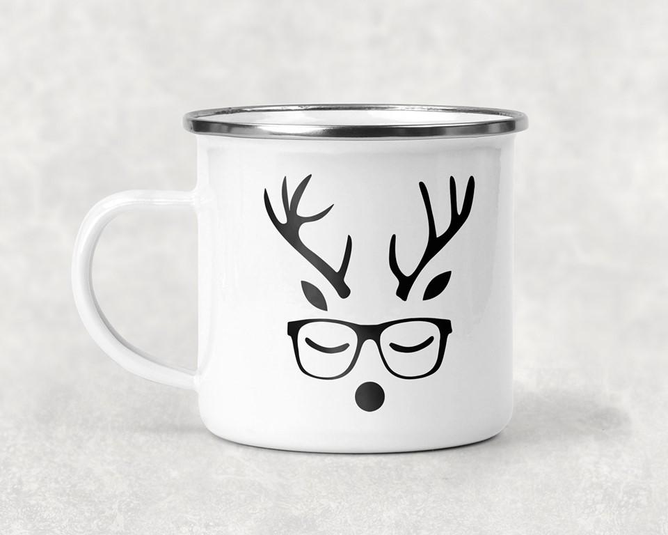 Nerd Reindeer Boy Mug