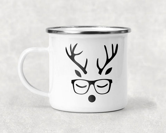 Nerd Reindeer Boy Mug
