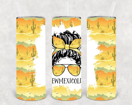 New Mexico Life #newmexicolife 20 oz Skinny Tumbler