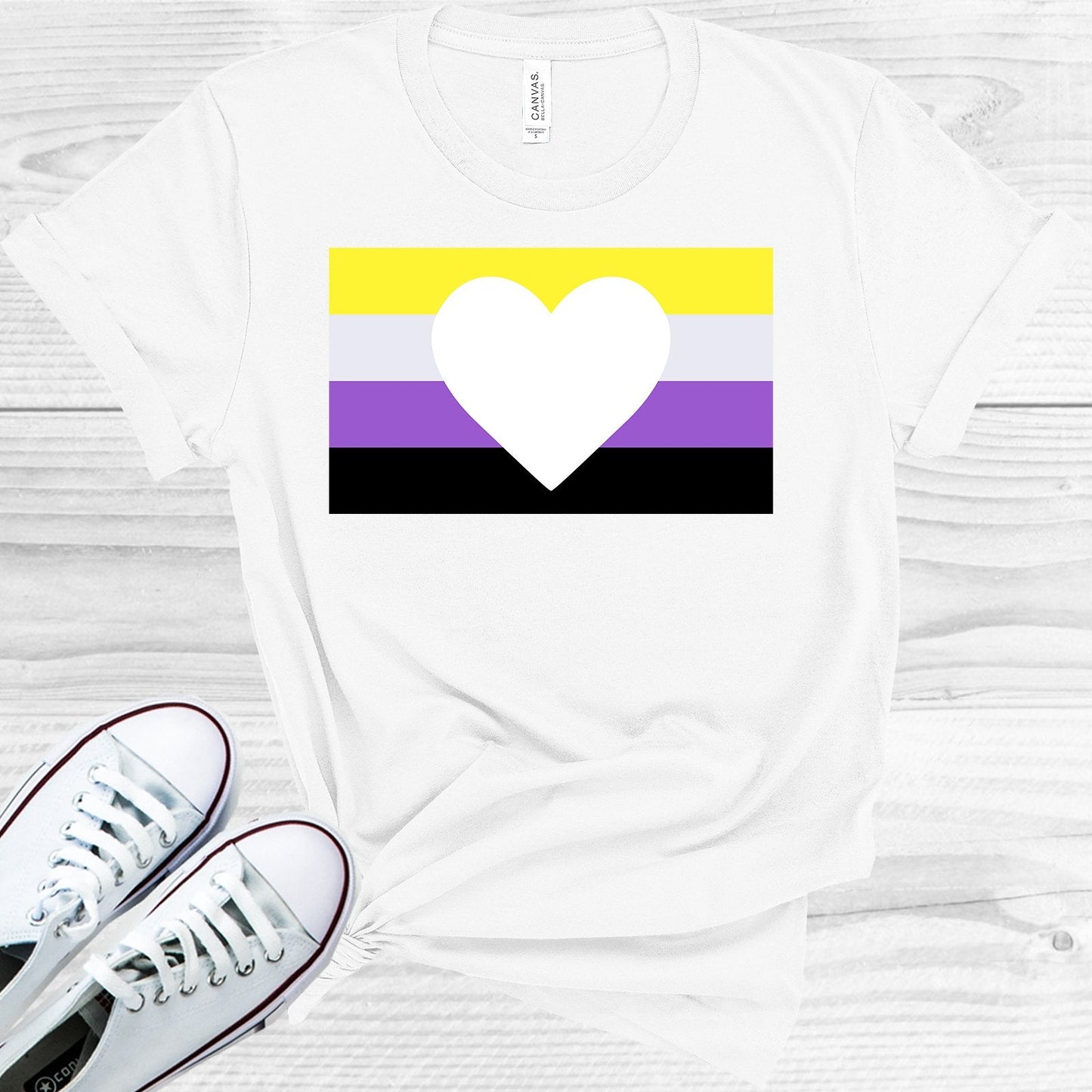 NonBinary Flag Graphic Tee