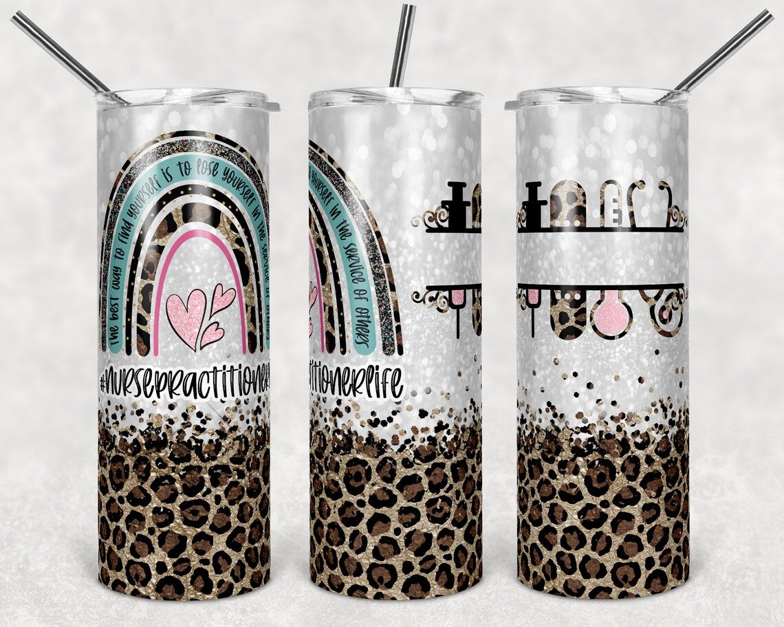 Nurse Practitioner Life 20 oz Skinny Tumbler