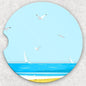 Car Coaster Set - Ocean Scene