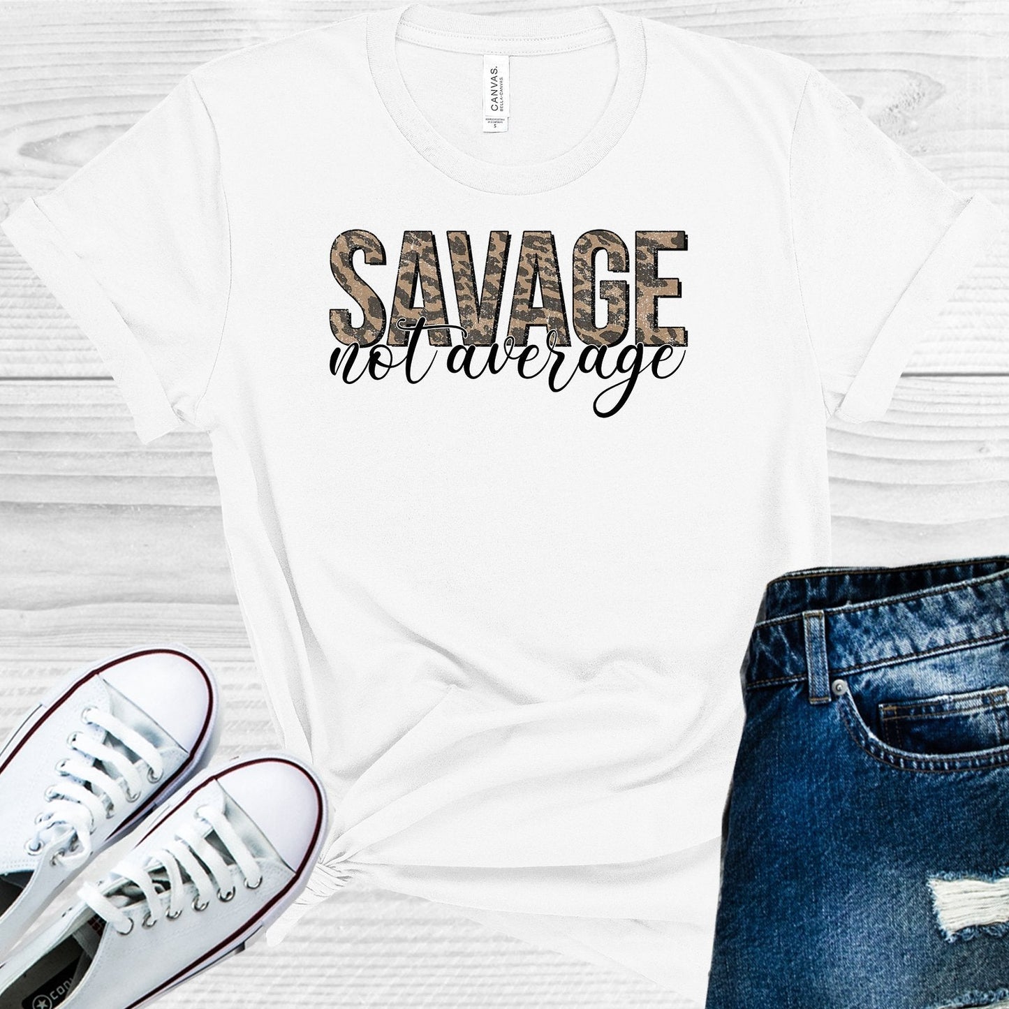 Savage Not Average Graphic Tee