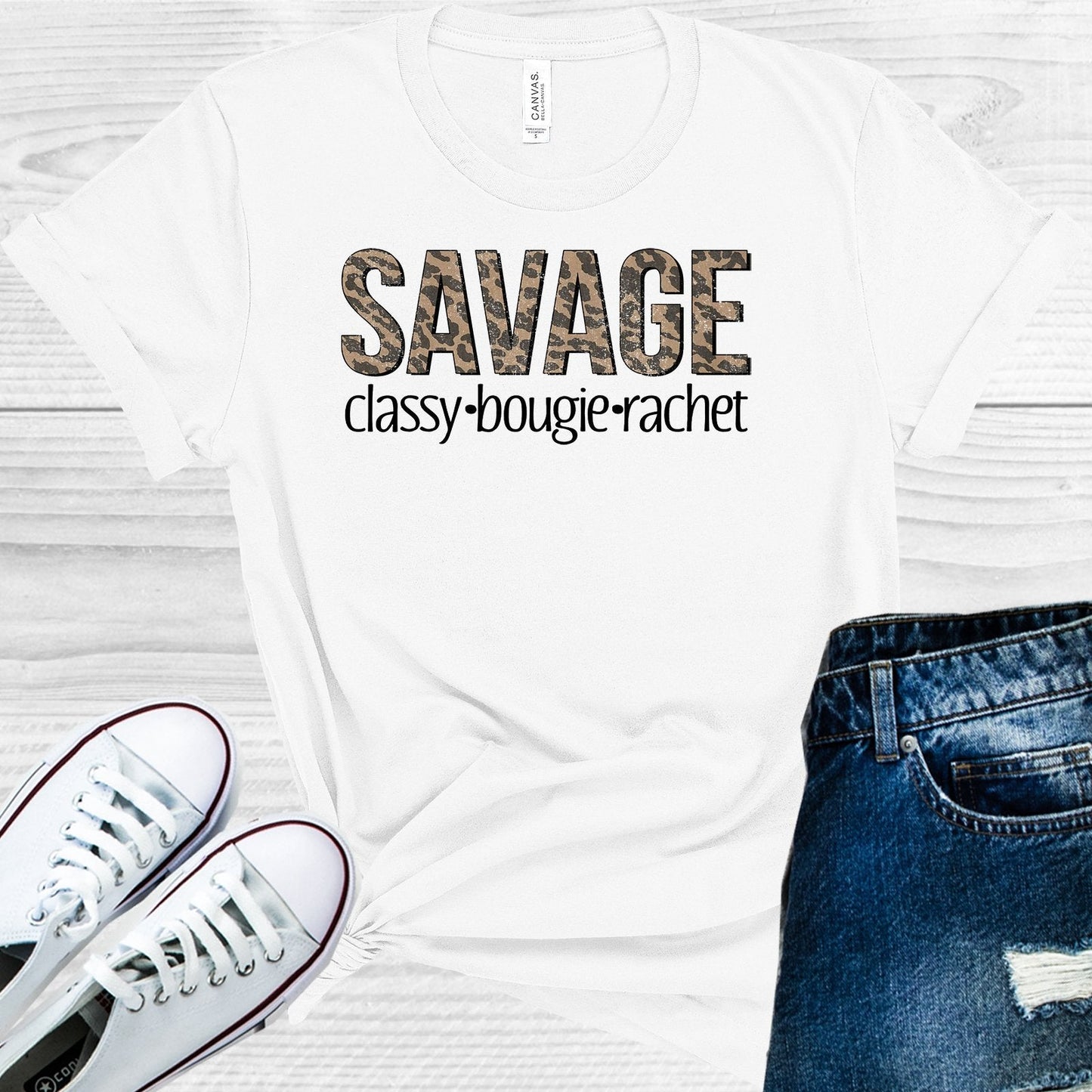 Savage Classy Bougie Rachet Graphic Tee