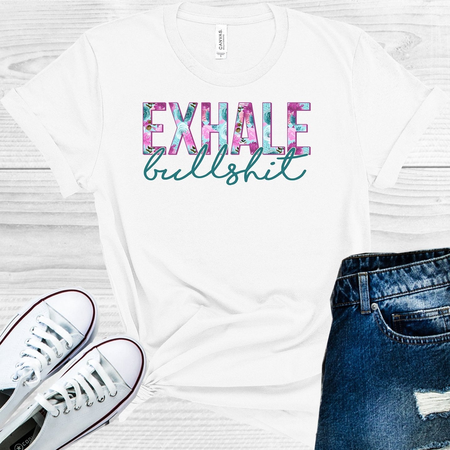 Exhale Bulls*** Graphic Tee