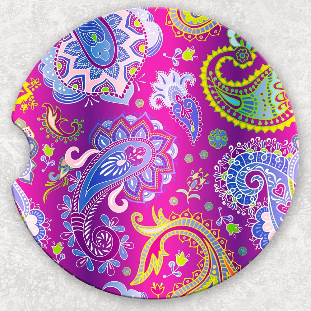 Car Coaster Set - Paisley