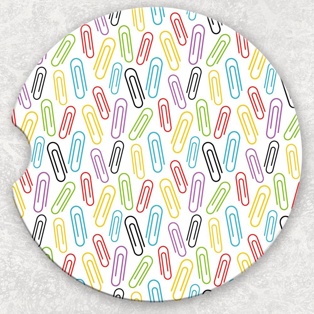 Car Coaster Set - Paper Clips