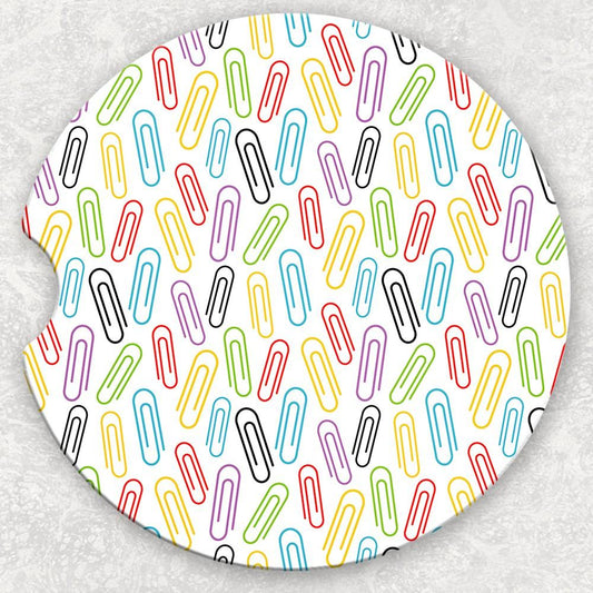 Car Coaster Set - Paper Clips