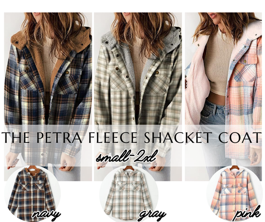 PREORDER: RERUN The Petra Fleece Shacket Coat 10.21.24