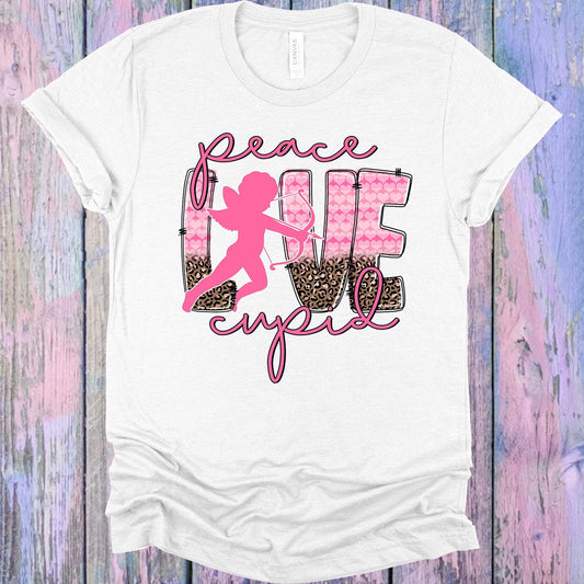 Peace Love Cupid Graphic Tee