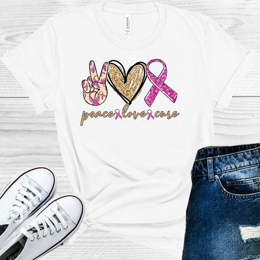 Peace Love Cure Graphic Tee