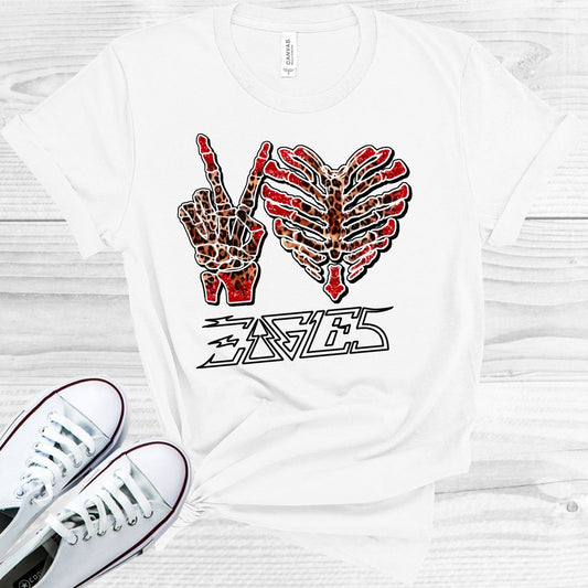 Peace Love Eagles Graphic Tee