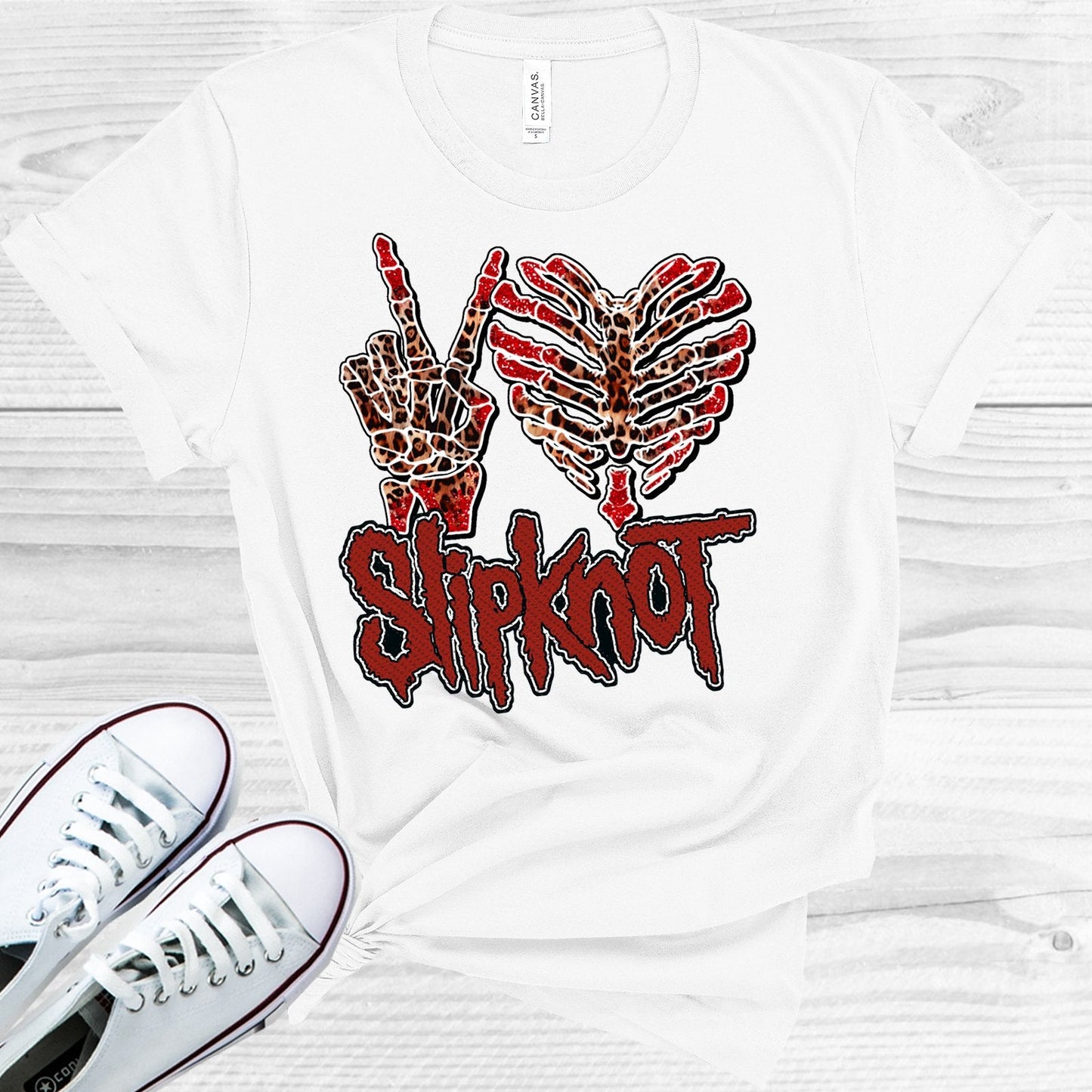 Peace Love Slipknot Graphic Tee