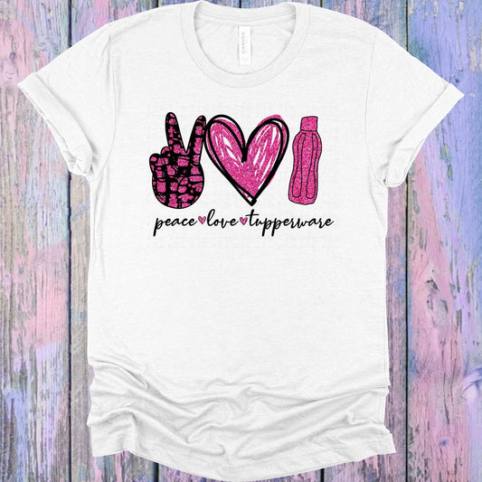 Peace Love Tupperware Graphic Tee