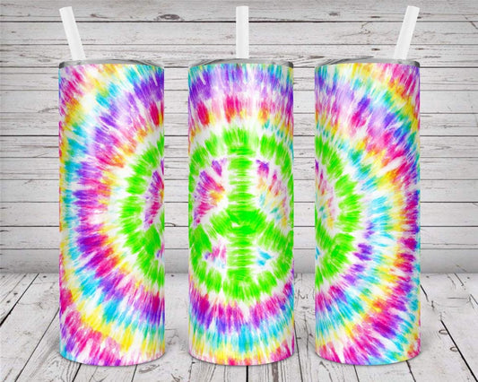 Peace Sign 20 oz Skinny Tumbler