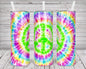 Peace Sign 20 oz Skinny Tumbler