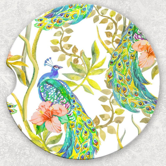 Car Coaster Set - Peacock