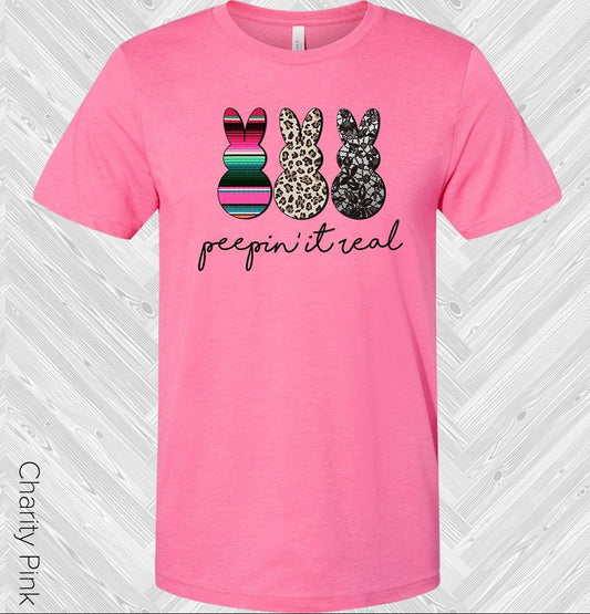Peepin It Real Easter Graphic Tee