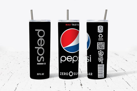 Pepsi Zero 20 oz Skinny Tumbler