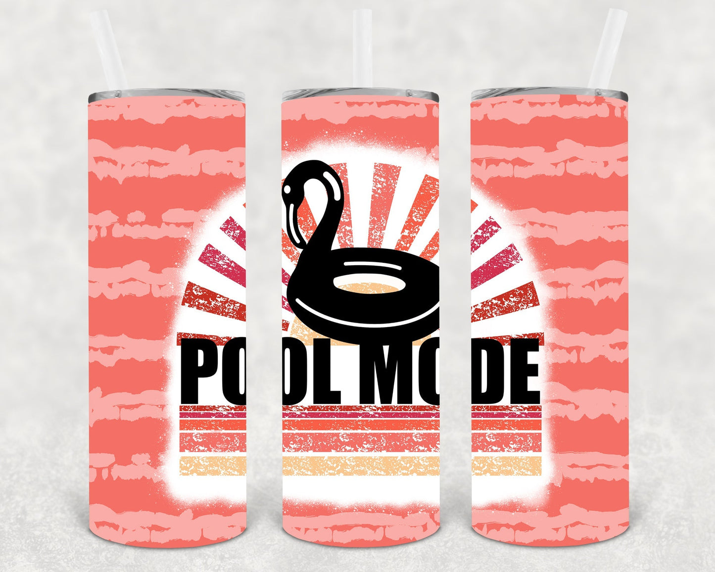 Pool Mode 20 oz Skinny Tumbler