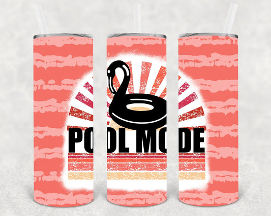 Pool Mode 20 oz Skinny Tumbler