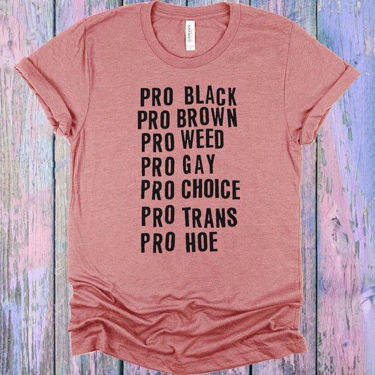 Pro Black Pro Brown Graphic Tee
