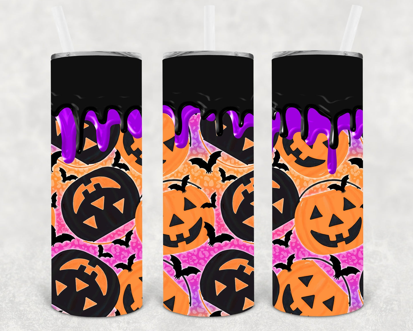 Pumpkin Buckets 20 oz Skinny Tumbler