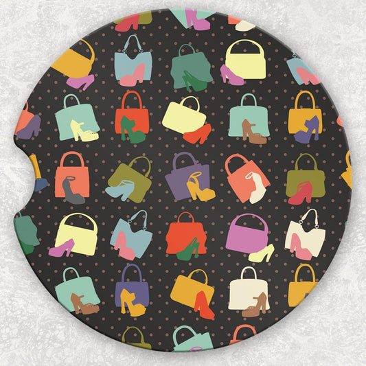 Car Coaster Set - Purse and Shoes