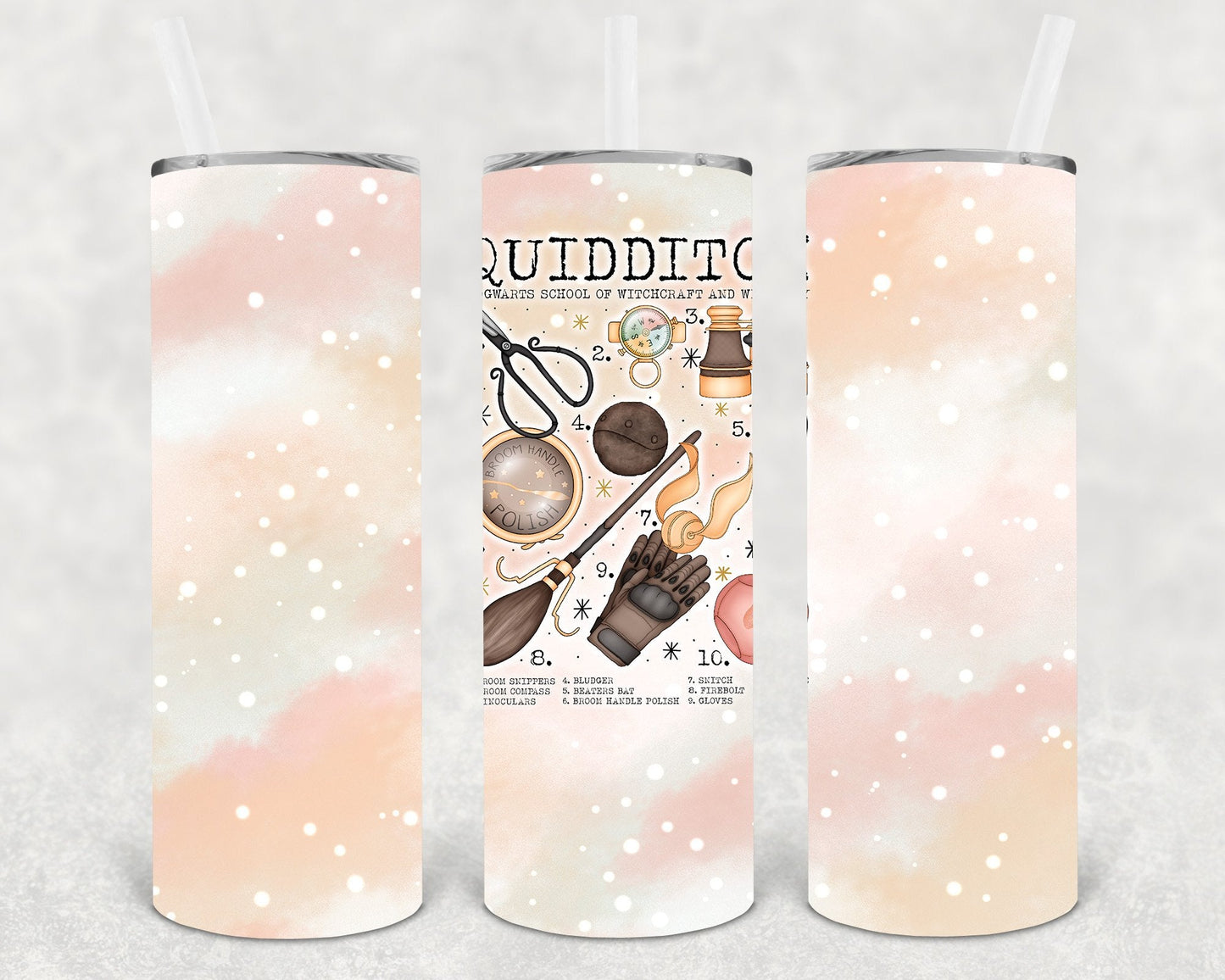 Quidditch 20 oz Skinny Tumbler