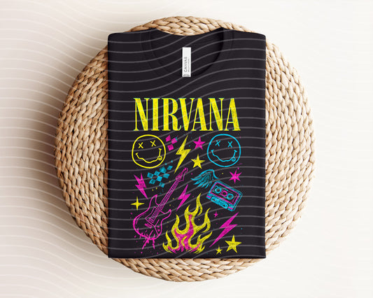 Nirvana Neon Graphic Tee