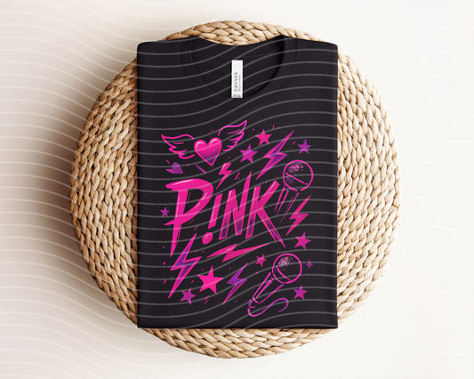 P!nk Neon Graphic Tee