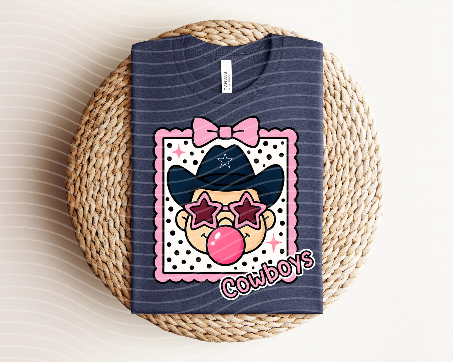 Cowboys Bubble Mascot Graphic Tee